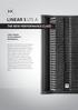 LINEAR 5 LTS A THE NEW PERFORMANCE CLASS > LONG THROW. ULTRA COMPACT. ECONOMICAL.