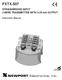 PXTX-507. NEWPORT Electronics, Inc. STRAIN/BRIDGE INPUT 2-WIRE TRANSMITTER WITH 4-20 ma OUTPUT. Instruction Manual