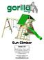 Sun Climber. Model: 702. (BOXES: 701N-1, 701N-2, 702N, Tire Swing Box & Slide Box. Copyright 2015 Gorilla Playsets All Rights Reserved