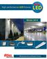 high performance LED fixtures