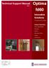 Optima fd60. Technical Support Manual. Innovative Solutions. Halspan Fabrication Door Assemblies Frames Doors Acoustic Doors Glass Fire Doors