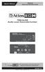 Owner s Manual. TSD-ALC2 Audio Level Controller/Limiter. TSD-ALC2 Audio Level Controller/Limiter. AtlasIED.com