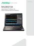 Product Brochure MX280010A. SpectraVision Software for Anritsu Remote Spectrum Monitors