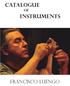 Catalogue instruments