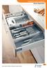 Drawer Organisation Subject to technical modifications and changes to the range without notice