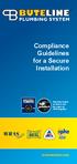 Compliance Guidelines for a Secure Installation