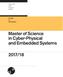 Master of Science in Cyber-Physical and Embedded Systems