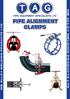 T A G PIPE ALIGNMENT CLAMPS PIPE EQUIPMENT SPECIALISTS LTD WB ALLOY WELDING PRODUCTS LTD WB ALLOY WELDING PRODUCTS LTD