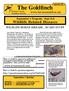 The Goldfinch. September s Program: Sept 3rd. Wildlife Related Diseases WILDLIFE BORNE DISEASE SCARY STUFF