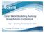Clean Water Modelling Advisory Group Autumn Conference