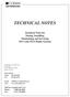 TECHNICAL NOTES Technical Notes for Tuning, Installing, Maintaining and Servicing MT-3 and MT-4 Radio Systems