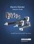 Electric Cylinder. Selection Guide. with AKD Servo Drives and AKM Servo Motors
