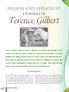 Terence Gilbert. Passion and versatility A PORTRAIT OF