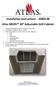 Installation Instructions AMGC48 Atlas MODS 48 Adjustable Grill Cabinet