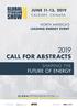 2019 CALL FOR ABSTRACTS