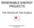 RENEWABLE ENERGY PROJECTS THE PIECES OF THE PUZZLE