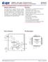 PIN ASSIGNMENT BLOCK DIAGRAM Data Sheet. 700MHz, Low Jitter, Crystal-to-3.3V Differential LVPECL Frequency Synthesizer