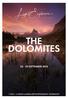 THE DOLOMITES SEPTEMBER DAY / 6 NIGHT LANDSCAPE PHOTOGRAPHY WORKSHOP