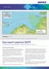 Gas export pipeline (GEP) Construction of subsea pipeline from Browse Basin to Darwin. Description of activities. Ichthys Project