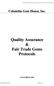 Columbia Gem House Inc. Quality Assurance & Fair Trade Gems Protocols. D:\Temp\Fairtrad.doc Page 1 of 21