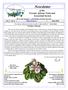 Newsletter of the Toronto African Violet and Gesneriad Society