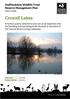 Croxall Lakes. Staffordshire Wildlife Trust Reserve Management Plan 2015 to 2025