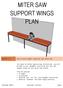MITER SAW SUPPORT WINGS PLAN