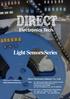 Light Sensors Series. Electronics Tech. Direct Electronics Industry Co., Ltd. Version: August 1, 2017