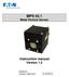 MPS 03.1 Metal Particle Sensor. Instruction manual Version 1.2