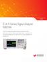 EXA X-Series Signal Analyzer N9010A