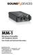 MM-1. Microphone Preamplifier with Headphone Monitor. User Guide and Technical Information
