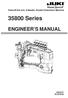 Feed-off-the arm, 3-Needle, Double Chainstitch Machine Series ENGINEER S MANUAL No.E376-00