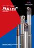 High Efficiency Finishing Special Shape Tool Series. GALLEA series. New Product News No.1711E