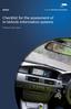Checklist for the assessment of in Vehicle information systems