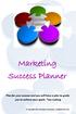 Marketing Success Planner