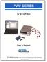PVIV SERIES IV STATION. User's Manual. Family of Brands Corion New Focus Oriel Instruments Richardson Gratings Spectra-Physics
