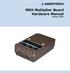 MXH Multiplier Board Hardware Manual Revision:
