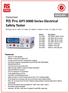 Datasheet RS Pro GPT-9000 Series Electrical Safety Tester