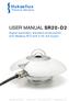 USER MANUAL SR20-D2. Digital secondary standard pyranometer with Modbus RTU and 4-20 ma output