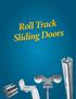 Roll Track Sliding Doors
