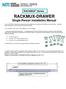 RACKMUX-DRAWER Single-Person Installation Manual