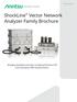 ShockLine Vector Network Analyzer Family Brochure