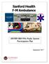 Sanford Health F-M Ambulance. ARMER 800 MHz Radio System Participation Plan
