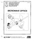 MICROWAVE OPTICS. ly-wtf* Instruction Manual and Experiment Guide for. the PASCO scientific. Model WA-9314B