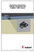Mounting instruction Ceiling projection kit P2828 / MKT-S195
