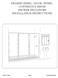 FRAMED PANEL / DOOR / PANEL CONTINUOUS HINGE SHOWER ENCLOSURE INSTALLATION INSTRUCTIONS