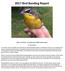 2017 Bird Banding Report