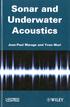 Sonar and Underwater Acoustics