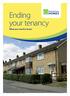 Ending your tenancy What you need to know