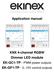 KNX 4-channel RGBW Dimmer LED module EK-GC1-TP - PWM power outputs EK-GF1-TP V control outputs